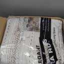 Nakagishi Area Rug Living Room Rugs: 8x10 Large Soft Machine Washable Boho Moroccan FarmNeutral Stain Resistant Indoor Floor Carpet for Bedroom Under Dining Table Home Office Decor-Cream Brown