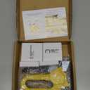 Upholstery Staple Gun Heavy Duty, YEAHOME 4-in-1 Stapler Gun with 4000 Staples, Manual Brad Nailer Power Adjustment Stapler Gun for Wood, Crafts, Carpentry, Decoration DIY