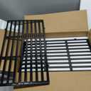 Uniflasy 17.5" Porcelain-Enameled Cast Iron Grill Grates for Weber Spirit E-210 S-210 E-220 S-220, Spirit I & II 200 Series with Front Control, 7637 Polished Grill Grate Replacement Parts, 2-Pack