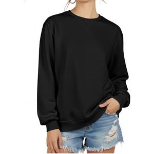 ZENUTA Sweatshirt for Women Long Sleeve Crewneck Womens Sweatshirt Pullover Long Sweatshirts for Women Tunic Top Loose Fit, S