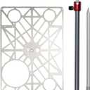 UT201 Hammock Camping Table, Titanium Ultralight Camping Table, Universally Adjustable Tabletop, Backpacking Table for Solo Camping