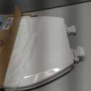 Bemis 500EC Durable Wood Toilet Seat with Easy Clean Hinges, Made in USA, Round, White