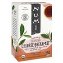 Numi Organic Chinese Breakfast Tea, 18 Tea Bags, Full Bodied Yunnan Black Tea, Caffeinated, EXP: 08/2028