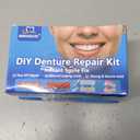 2 x DIY Denture Kit for Home Use – Upper & Lower Fake Teeth Set, Natural Smile Replacement, Comfortable Fit, Emergency Tooth Solution, 1-Pack