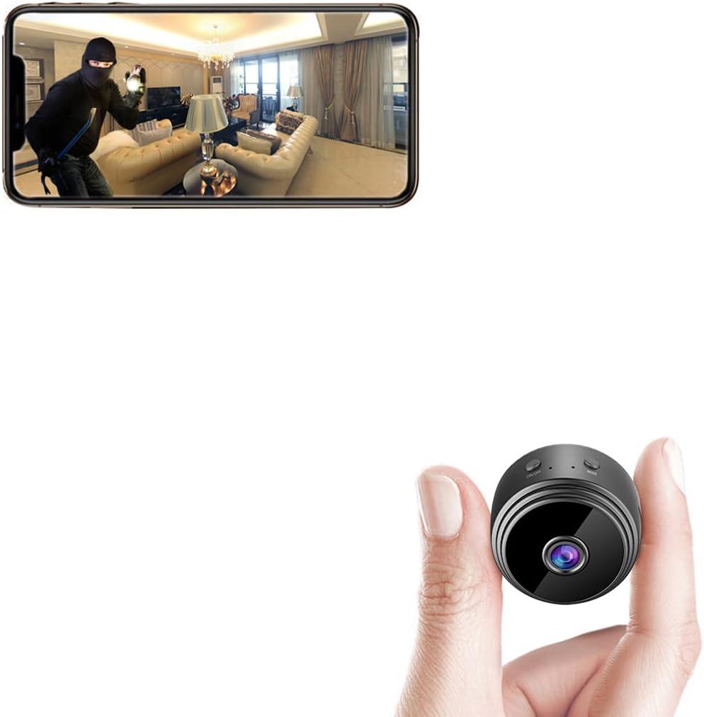 AREBI Hidden Cameras for Home Security, 1080p HD Mini Spy Camera Wi-Fi Wireless, Small Nanny Camera Indoor with Remote View, Motion Detection, Night Vision, Tiny Spy Cam A10 Plus [Original]