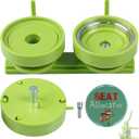 Button Maker Mold 3 inch/75mm, Interchangeable Die Mold Button Maker Mould Suitable for Slide Rail Badge Maker Machine Pin Press Machine