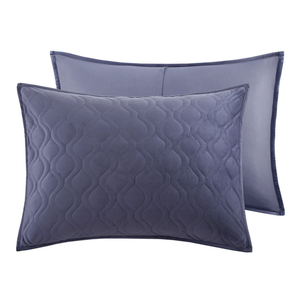 Di Modavari HomeFashions Quilt Sham Standard Blue 20"×28"