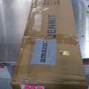 Twin Bed Frames with Headboard, LED Bed Frame with Charging Station, Metal Platform, Under-Bed Storage, No Box Spring Needed, Noise Free, Easy Assembly, Black