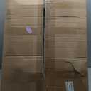 Amazon Basics Solid Wood Saddle-Seat Counter Height Bar Stools for Kitchen Island and Home Bar with Footrest, 29-Inch Height, Walnut, Set of 2