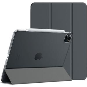 JETech Case for iPad Pro 11-Inch, 2022/2021/2020/2018 Model (4th/3rd/2nd/1st Generation), Compatible with Pencil, Cover Auto Wake/Sleep (Dark Grey)