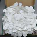 HMASYO 5 FT Pop Up Christmas Tree with Timer Lights, White Christmas Tinsel Tree, Collapsible Artificial Pencil Christmas Tree for Indoor Home Apartment Porch Holiday Party Decorations