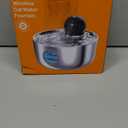 Wireless Cat Water Fountain Cordless: Stainless Steel Cat Fountains for Drinking - 88oz/2.6L Battery Operated Pet Water Fountain Indoor with Motion Sensor - Rechargeable Automatic Water Dispenser