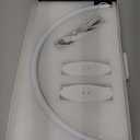 Half Moon Light for Nail Desk 16 inch Nail Desk Light Half Moon Lamp Portable Arch Lamp Dimmable with Foldable Bracket for Desk Salon Table Use, 3 Color Temperature (White)