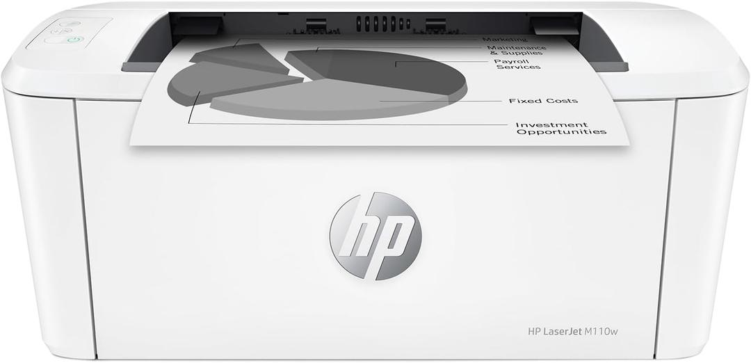 HP Laserjet M110w Wireless Black & White Printer, Print, Fast speeds, Easy Setup, Mobile Printing, Best-for-Small Teams