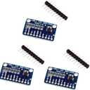 HiLetgo 3pcs ADS1115 16 Bit 16 Byte 4 Channel I2C IIC Analog-to-Digital ADC PGA Converter with Programmable Gain Amplifier High Precision ADC Converter Development Board for Arduino Raspberry Pi