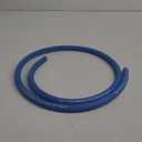 Fuel Line Hose 4AN 1/4" High Pressure Hose 2.8Mpa 400PSI 6mm 5FT for Fuel Systems Engines Tube Hose Blue (Attached Hose Clamp)