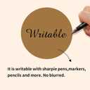 3 x STARLIBOO Dot Stickers, 3 inch Removable Circle Stickers, Round Price Stickers, Writable Stickers for Office, Garage Sale,Yard Sale(200Pcs, Brown)