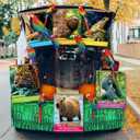 Halloween Religious Jungle -to-jesus Trunk or Treat Car Decorations Kit Christian Halloween Trunk or Treat Decorating Religious Wild Animals Jungle Car Decor for Archway Garage Door Party Supplies