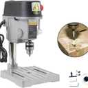 3-Speed Benchtop Drill Press, Electric Bench Wood Drilling Machine for DIY Creation, Small and Precise Work Like Jewelry Making Woodworking Metal Drilling Machine 110V