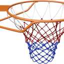 THUNDERBAY Reinforced Heavy Duty Breakaway Wall Mounted Basketball Rim,18 inch Basketball Rim Goal Replacement for Indoor Outdoor Walls