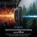 Hybrid Active Noise Cancelling Bluetooth Headphones Wireless Headphones