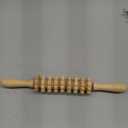 Xokocli Wood Massage Roller Wood Therapy Massage Tools Body Roller Cellulite Roller Fascia Blaster Muscle Roller Wooden Massager for Lymphatic Drainage, Maderoterapia, Pain Relief(White 9-Wheel)