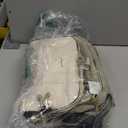 LOVEVOOK 40L Travel Backpack for Women & Men - 17.3 Inch Carry On Backpack & Personal Item Backpack for Airlines, Spacious and Durable Design, with 3 Packing Cubes (Large-40L-4Pcs, Light Green-beige-olive Green)