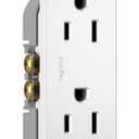 Legrand radiant 885TRWCP7 15 Amp Tamper Resistant Decorator Duplex Outlet, Side Wire or Push Wire, White (10 Pack)