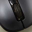 WisFox 2.4G Wireless Mouse for Laptop, Ergonomic Computer Mouse with USB Receiver and Type-C Adapter, 3 Adjustable Levels, 6 Button Cordless Mice for Windows Mac PC Notebook (Grey and Black)