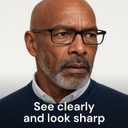 Gaoye +0.75 Reading Glasses Men - Blue Light Blocking Lenses, TR90 Frames, UV400 - Eyeglasses with Clear Vision