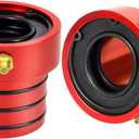 Red Front Axle Tube Seal Compatible with Jeep Wrangler JK 2007-2018 / Jeep Cherokee 1987-2001 / Jeep Wrangler TJ 1997-2006 / Jeep Wrangler YJ 1987-1995 Dana 30 Dana 44 (2pcs/set , Red)