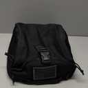 Tactical Molle Admin Pouch Utility Laser Cut Tool Pouch Bag Horizontal Modular Pouches Include US Flag Patch and Keychain Multi-Purpose EDC Pouch Organizer (Black)