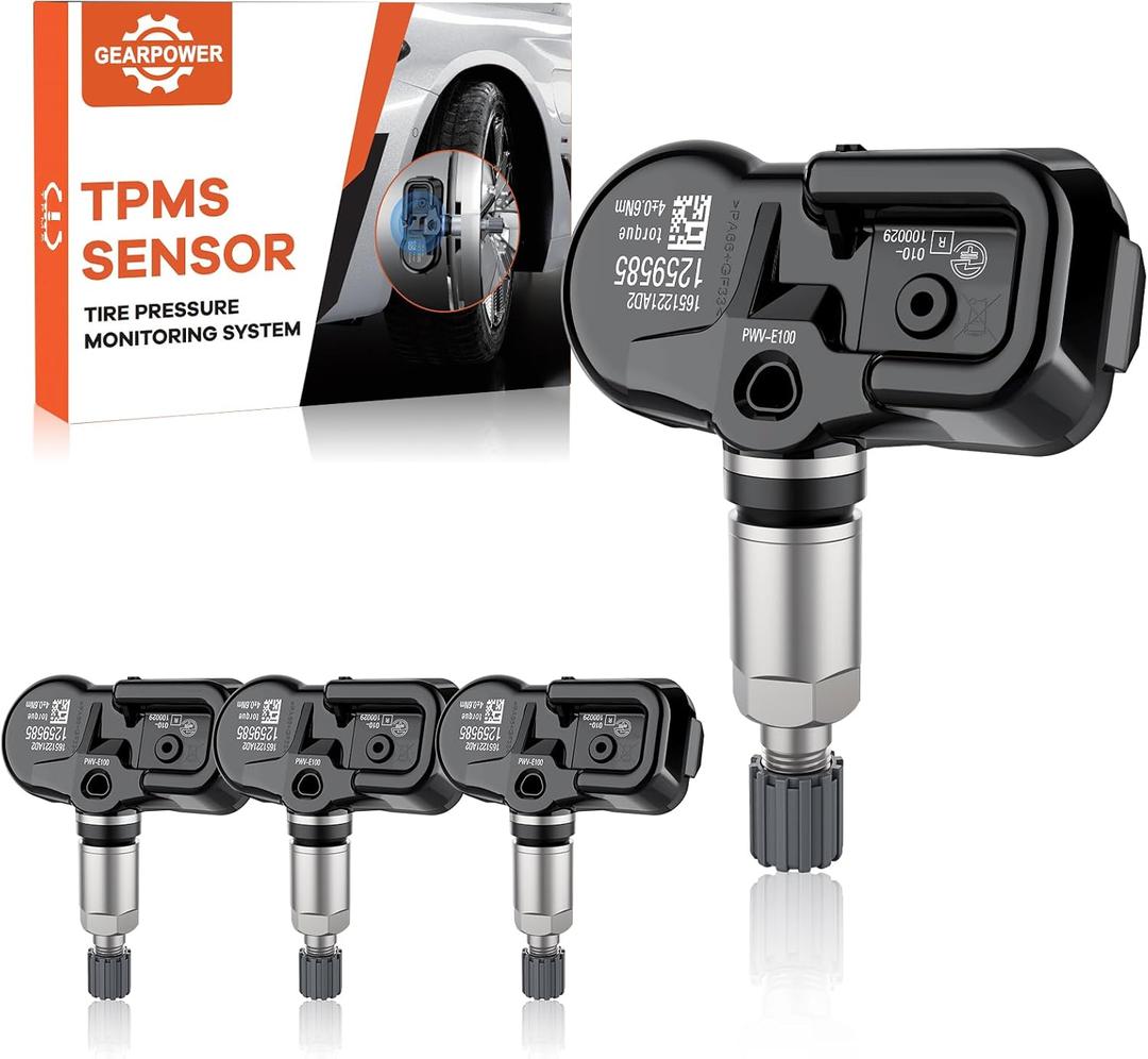 TPMS Tire Pressure Monitoring Sensor Fit for Toyota 4Runner Corolla Highlander Land Cruiser Tundra Tacoma FJ Cruiser, Lexus GS350 IS350 GX470 LFA LS460 LX470 315MHz 42607-33021 4 PCS