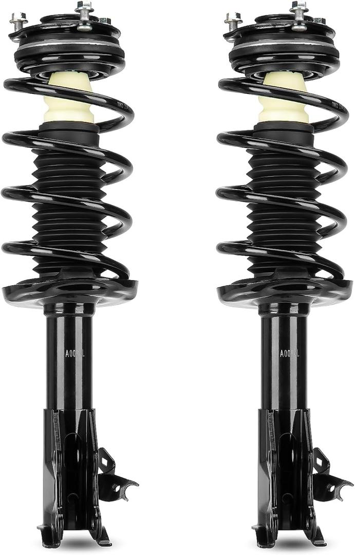 ILONPA 172284 172285 Front Struts Shocks for 06-11 Honda Civic 1.8L ONLY Coupe (EX, LX, DX) 2006 2007 2008 2009 2010 2011, w/Coil Springs Strut Shock Absorbers Assembly - [Exc. Sedan & Si/Hybrid/Gx ]