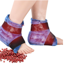 Comfytemp Ankle Foot Warmers for Feet Heating Pads Microwavable Heated Slippers, FSA Eligible HSA, Microwave Moist Heat Pads Ankle Heating Pad for Plantar Fasciitis, Get Well Items