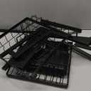 ilvvan Over Sink Dish Drying Rack (Expandable Height/Length) Snap-On Design Large Dish Drainer Storage Counter Organizer 24" - 35.5"(L) x 12"(W) x 19" - 22"(H)