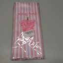 Pink Merry Christmas Tree Kitchen Towels, Coquette Christmas Tree Hand Towels for Bathroom, Preppy Pink Xmas Striped Holiday Dish Tea Towel for Kitchen Decor, 16x24 Inch Set of 2 (Color 17)