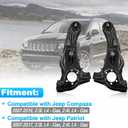Rear Left & Right Suspension Trailing Arm Link Compatible with Jeep Compass 2007-2016, Patriot 2007-2017 Replace# 5105927AA, 5105930AA