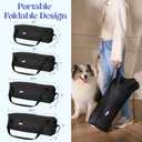 Lesure Shown on TODAY Show Soft Collapsible Dog Crate - 36 Inch Portable Travel Crate for Large Dogs Indoor & Outdoor, 4-Door Foldable Pet Kennel with Mesh Windows, Black