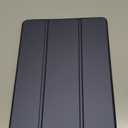 New Amazon Fire HD 10 Tablet Case(Only Fit 13th Gen, 2023 Release), Sanyetral Premium PU Leather Trifold Stand PC Clear Back Cover Case with Auto Wake/Sleep, Not for Nokia iPad Samsung -Navy Blue