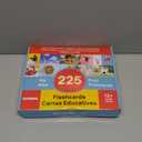 QUOKKA 225 Toddler Flash Cards with Rings – Realistic Learning Cards for Ages 1–3 – Alphabet, First Words, Animals etc – Portable Montessori Flashcards for Car Rides, Stroller Walks, Shopping &Travel