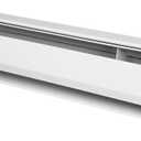 KING 3K2407BW K Series Baseboard Heater, 3' / 750-563W / 240-208V, Bright White