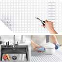 Large White Silicone Sink Mat and Protector With Cutout Drain Holes for Kitchen Farmhouse Stainless Steel Ceramic Sinks 25"x13"