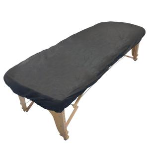 ZMDREAM Pack of 20 Disposable Fitted Massage Table Sheets Bed Covers 82 x 35 inches Black