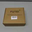 FUTEI Pack of 2 Tweed Chenille Throw Pillow Covers 16x16 Inch, Navy