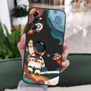 for Samsung Galaxy A55 5G Case Creative Design Flower Pattern A55 5G Case Slim Soft Silicone Protective Samsung A55 5G Phone Cover 6.6 inch-Astronaut Black