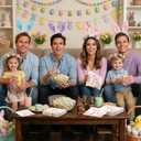 4 x 40 Pcs Easter Napkins Paper with Pink Buffalo Plaid Cute Bunny and Easter Eggs, Disposable Spring Party Paper Dinner Cocktail Square Napkin Set for Easters Party Decor Supplies Table Decorations Favor