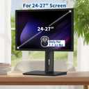 Vesa Monitor Stand with Spring-Adjustable Height, Swivel, Tilt, Rotation Vesa Stand, Compatible with Monitors Within 27 inch and Weighing Between 7.7-11lb (Black, Only for 7.7-11 lb Monitor)