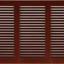 Vent Systems 12'' x 8'' Inch (Overall Dimensions) - Brown - Air Vent Duct Cover Metal Return Grill with Built in Pest Guard Screen HVAC Vent Duct Cover for Home Improvement