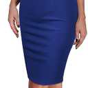 AISIZE Women's Vintage 1940s Half Collar Batwing Cape Party Pencil Dress (XL)